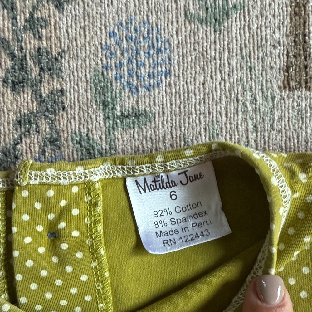 Matilda Jane Green Polka Dot Dress - Picture 2 of 4
